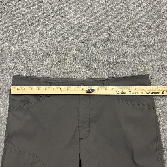 Eddie Bauer Pants Mens 38x32 Gray Fleece Lined Tech Outdoor Nylon Spandex Hiking - Picture 8 of 12